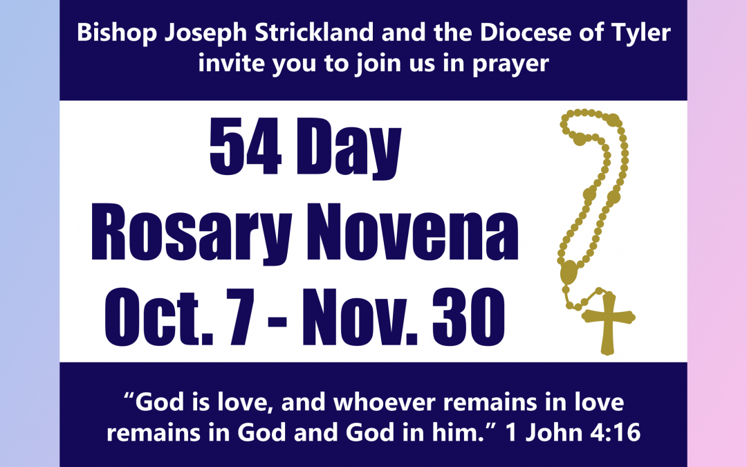 Diocesan Rosary Novena Oct. 7 to Nov. 30