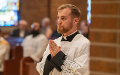Seminarian Nathaniel Hall Admitted to Candidacy